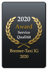 2020 Award  Service Qualität  Bremer-Taxi IG 2020 Bremer-Taxi IG 2020